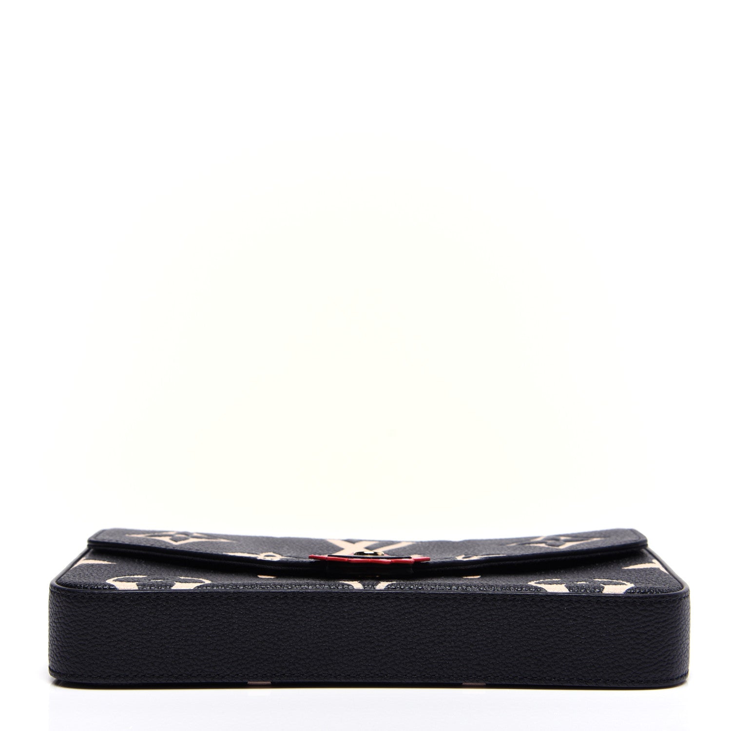 Louis Vuitton Empreinte Monogram Giant Crafty Pochette Felicie Black Creme 10 of 23