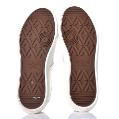 Louis Vuitton Monogram Mens Trocadero Slip On Sneakers 8 White 6 of 9