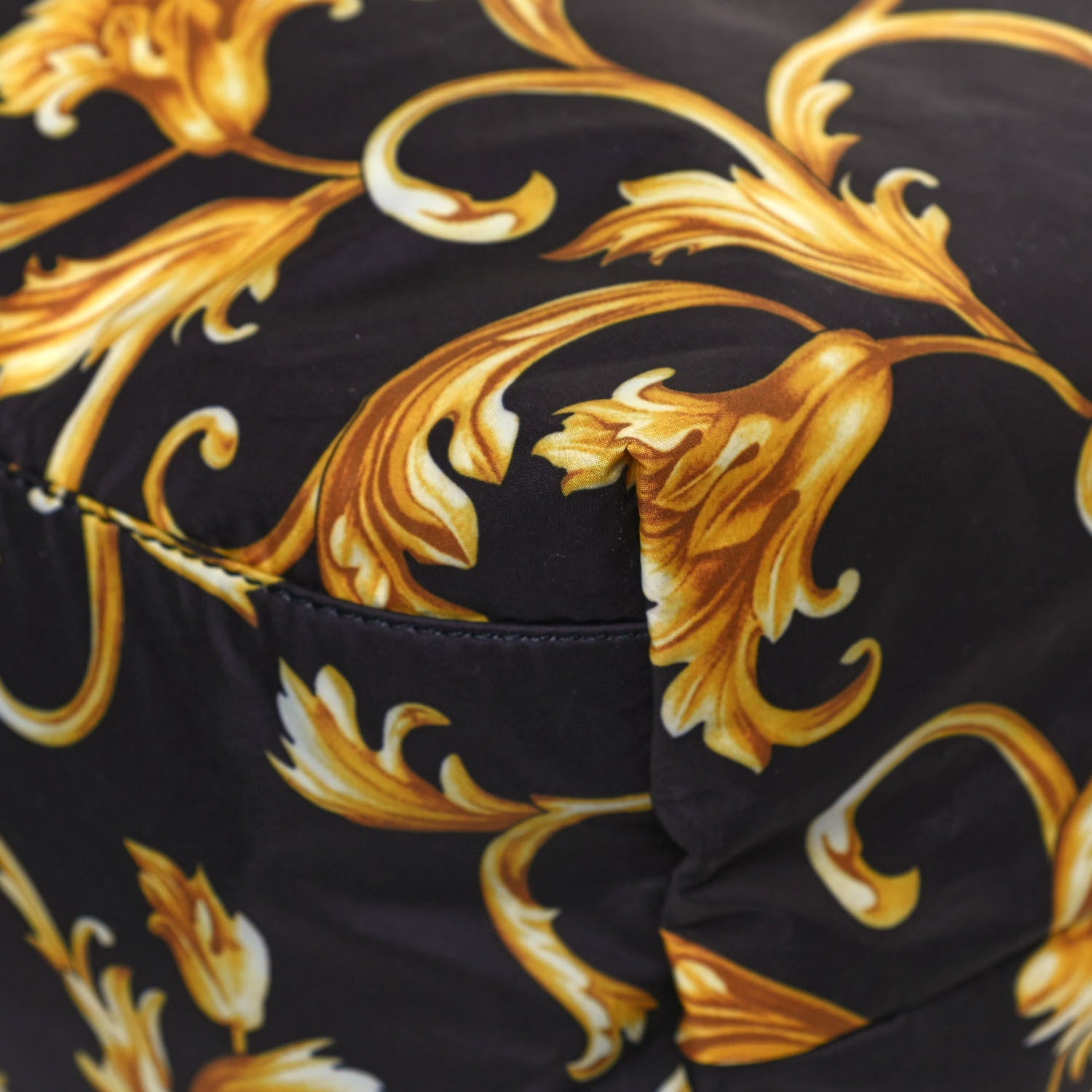 Versace Nylon Baroque Print Tote Black 10 of 10