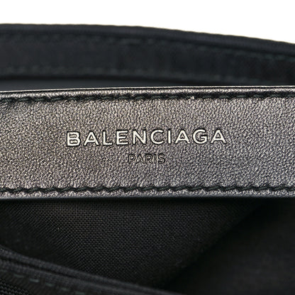 Balenciaga Nylon Political Campaign Logo Embroidered Documents Case Black 6 of 9