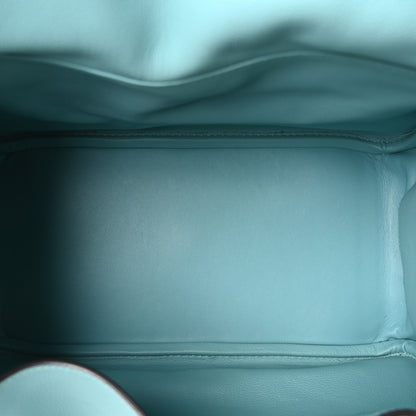 Hermes Taurillon Clemence Lindy 30 Bleu Atoll 5 of 10