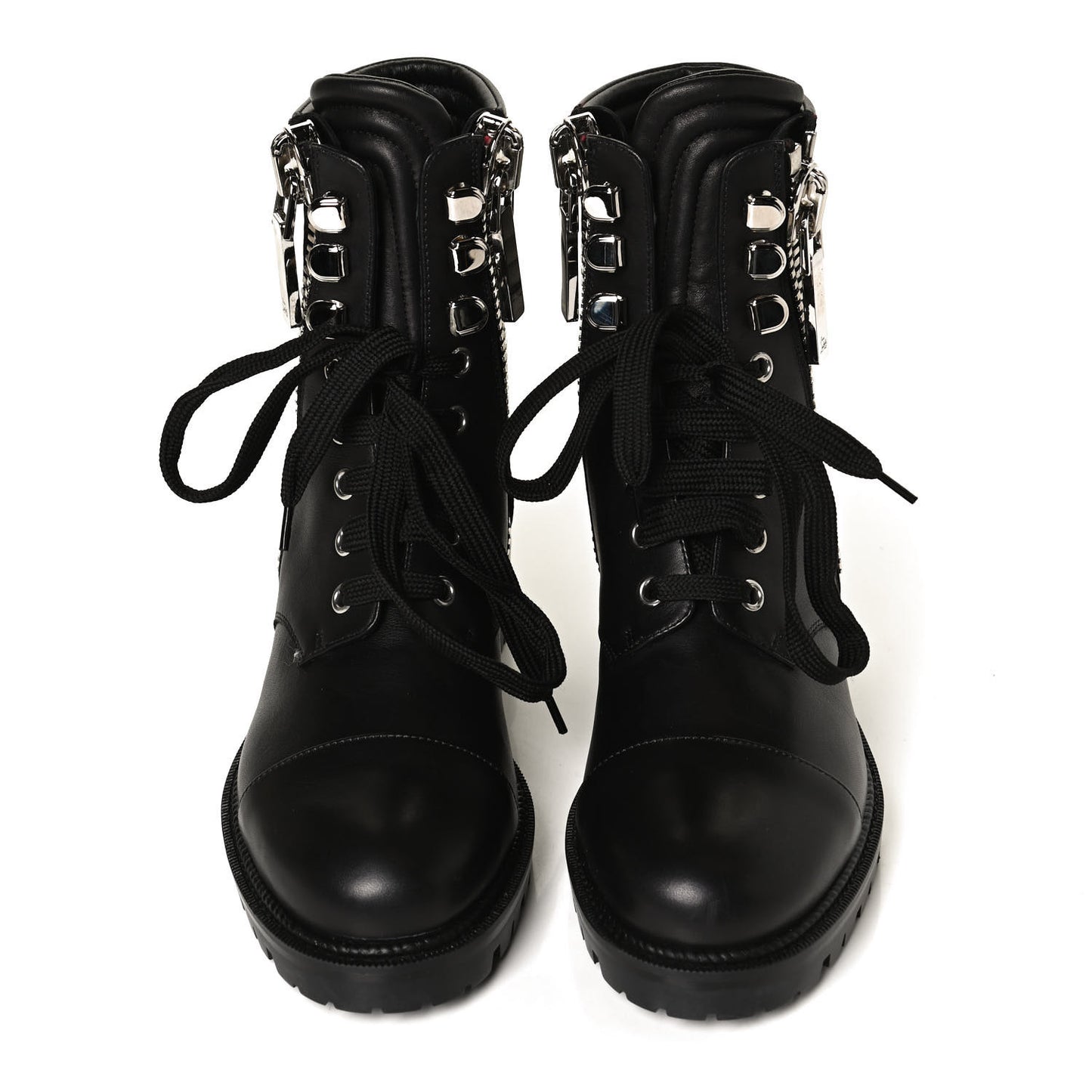 Calfskin Quilted En Hiver Boots 36.5 Black