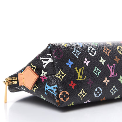 Louis Vuitton Monogram Multicolor Cosmetic Pouch Black Grenade 7 of 8