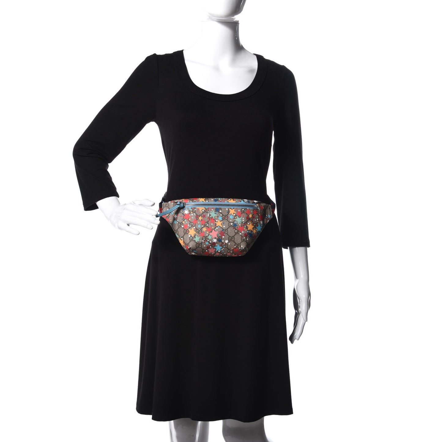 GG Supreme Monogram Childrens Star Print Belt Bag Multicolor