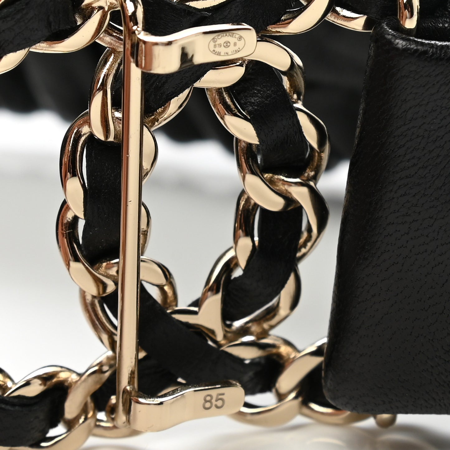 Lambskin CC Belt 85 34 Black