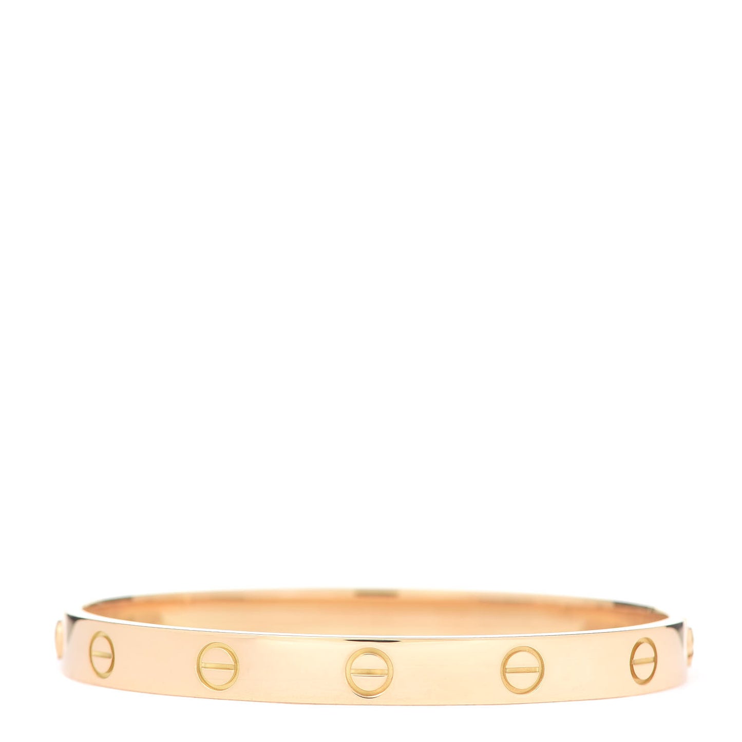 18K Yellow Gold LOVE Bracelet 17