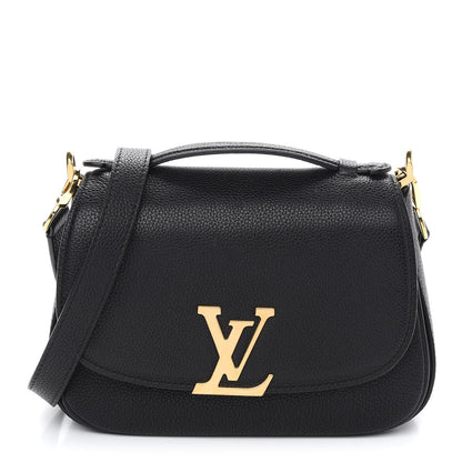 Louis Vuitton Grained Calfskin Vivienne NM Black 1 of 8