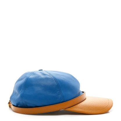 Gucci Lambskin Baseball Hat M Blue 5 of 9