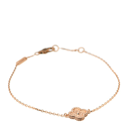 Van Cleef & Arpels 18K Rose Gold Sweet Alhambra Bracelet 1 of 6