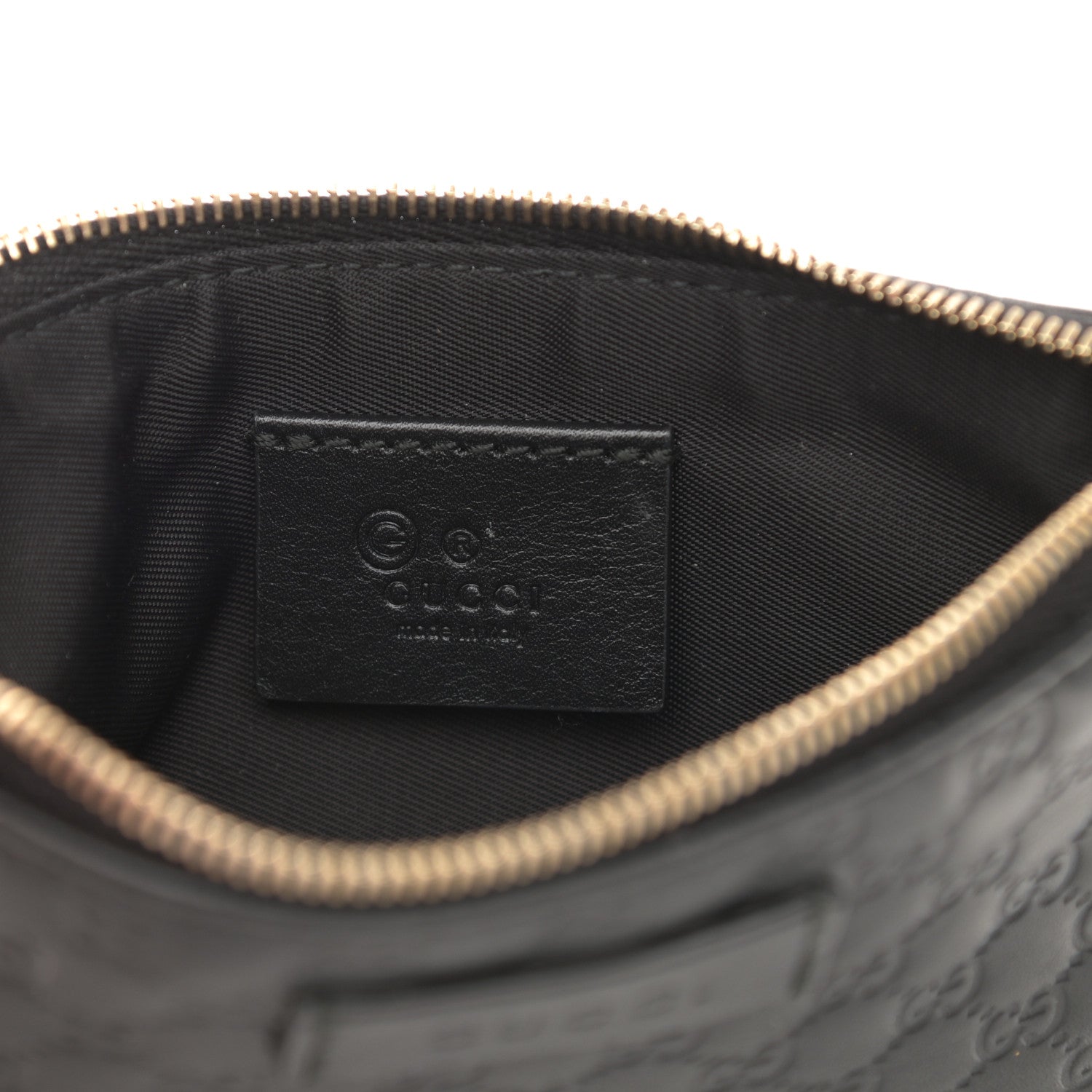 Gucci Microguccissima Key Ring Coin Case Black 6 of 8