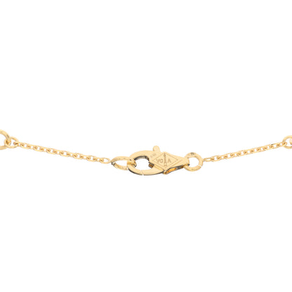 Van Cleef & Arpels 18K Yellow Gold Diamond Mini Frivole Pendant Pave Necklace 5 of 7