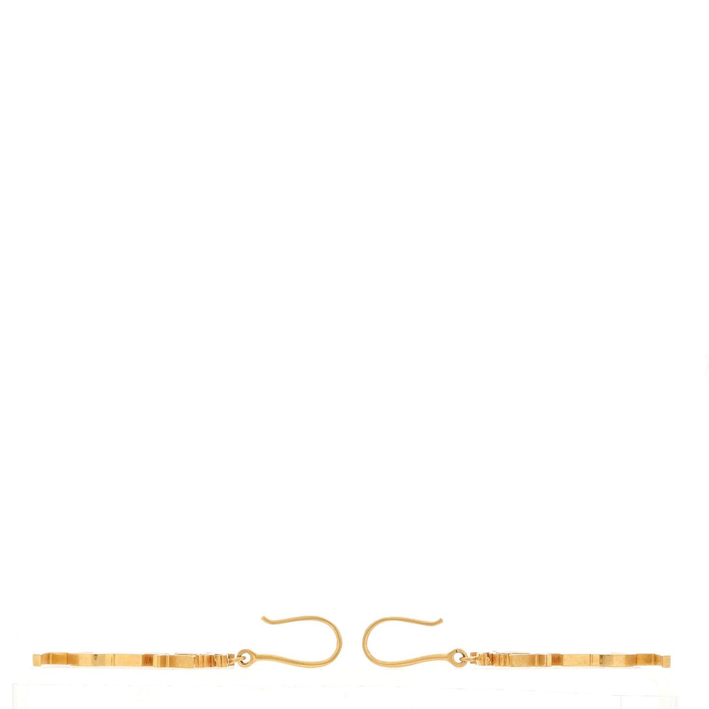 Cassandre Palm Tree Earrings Gold