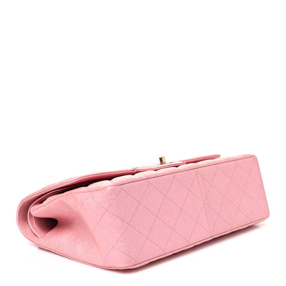 Chanel Iridescent Caviar Quilted Jumbo Double Flap Rose Pink 4 of 10