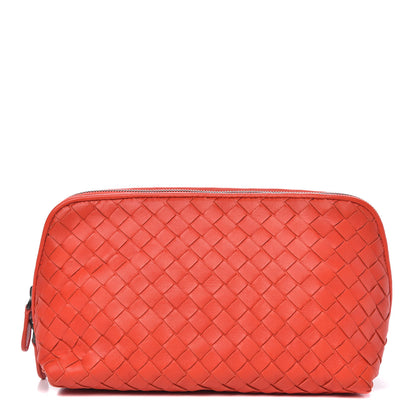 Bottega Veneta Nappa Intrecciato Cosmetic Pouch Vesuvio 1 of 9