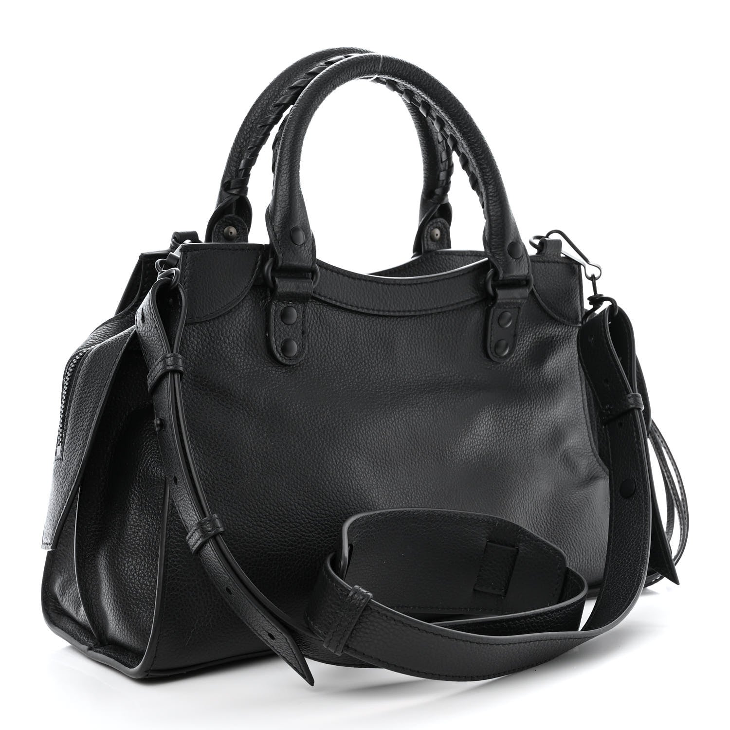 Balenciaga Grained Calfskin Neo Classic Black Hardware S City Black 3 of 11
