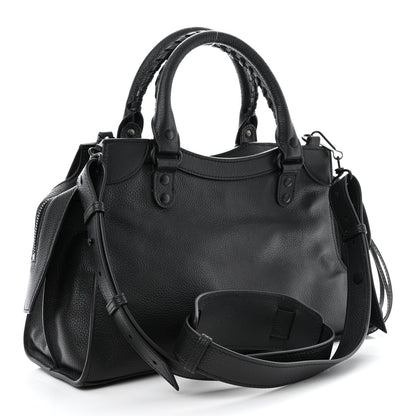 Balenciaga Grained Calfskin Neo Classic Black Hardware S City Black 3 of 11
