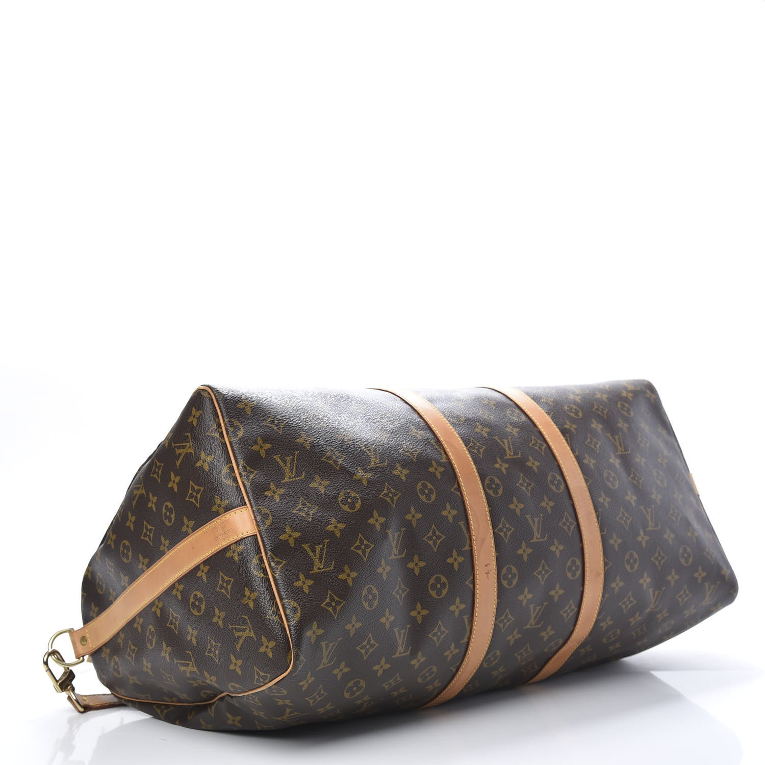 Louis Vuitton Monogram Keepall Bandouliere 55 3 of 19