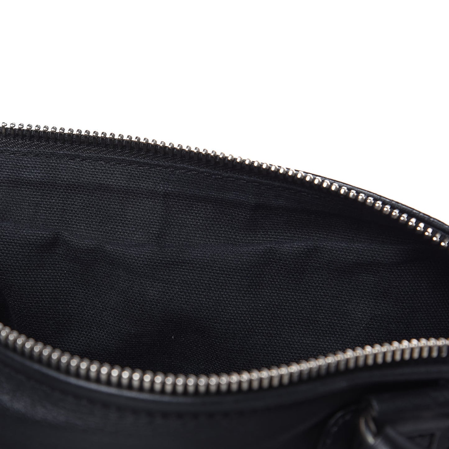 Calfskin Crocodile Embossed Medium Pandora Black