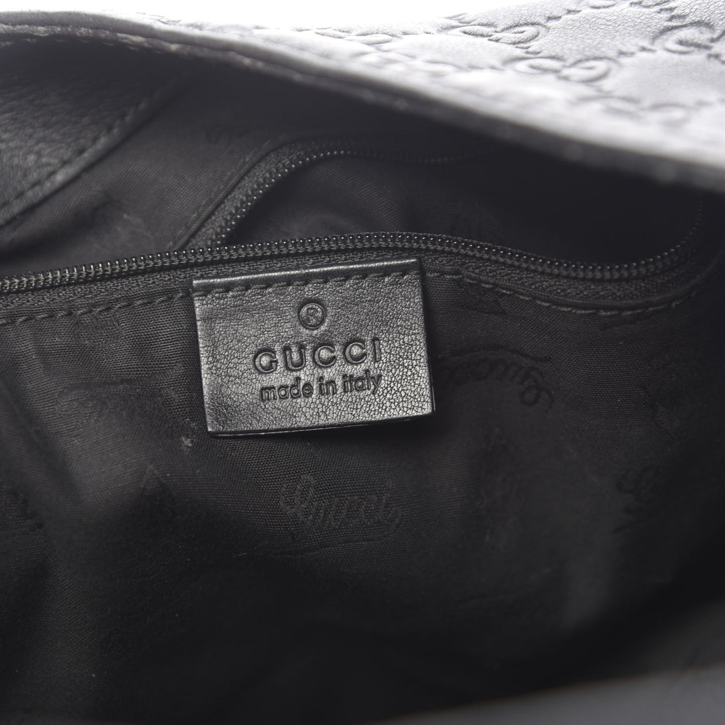 Guccissima Large New Ladies Web Hobo Black
