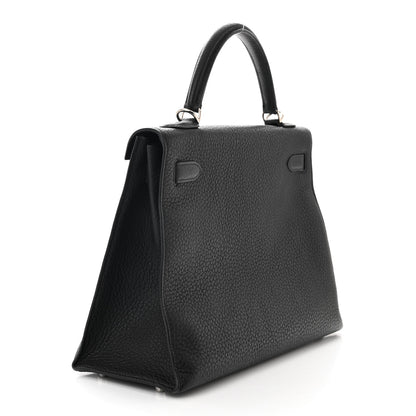 Hermes Fjord Kelly Sellier 32 Black 3 of 12