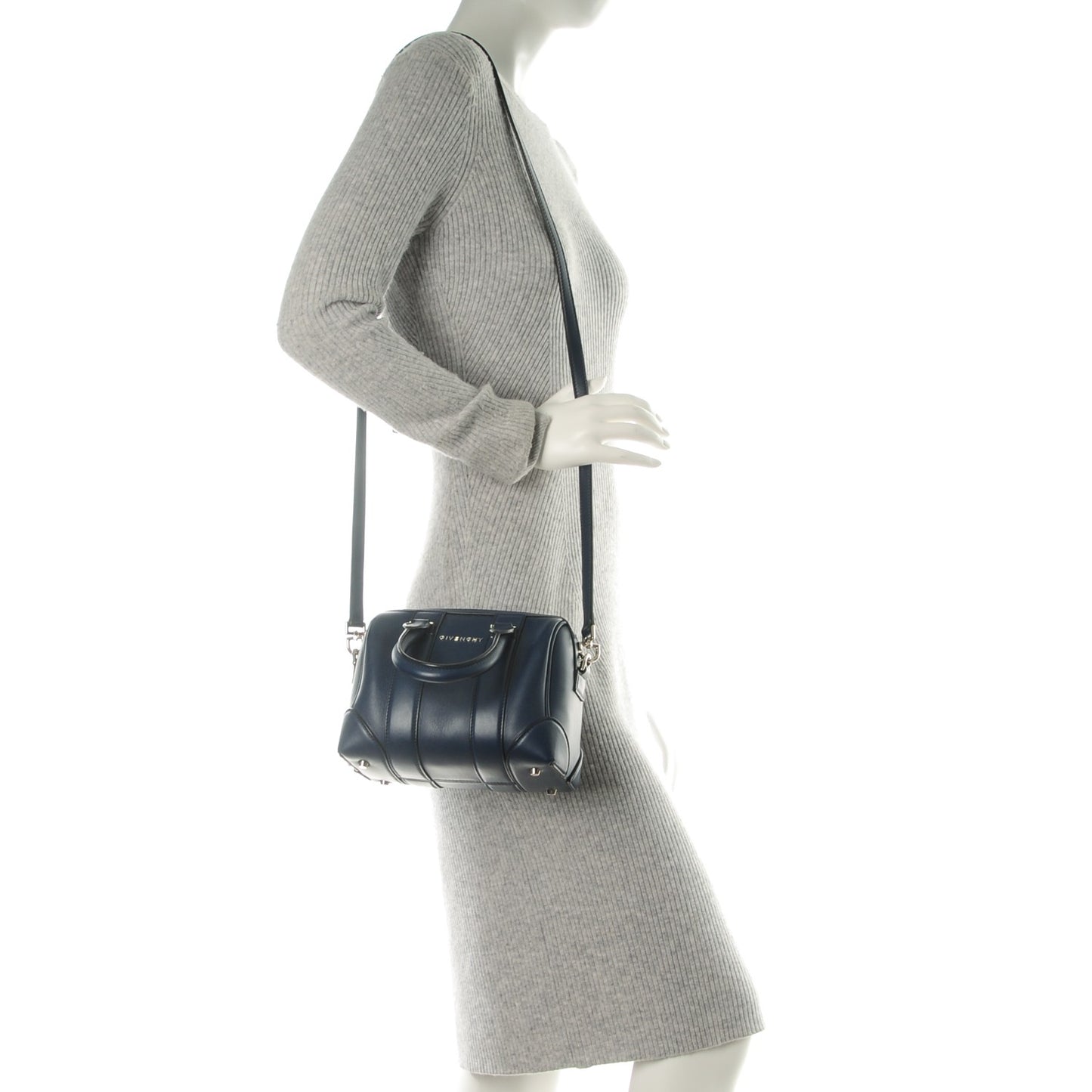 Calfskin Micro Lucrezia Navy