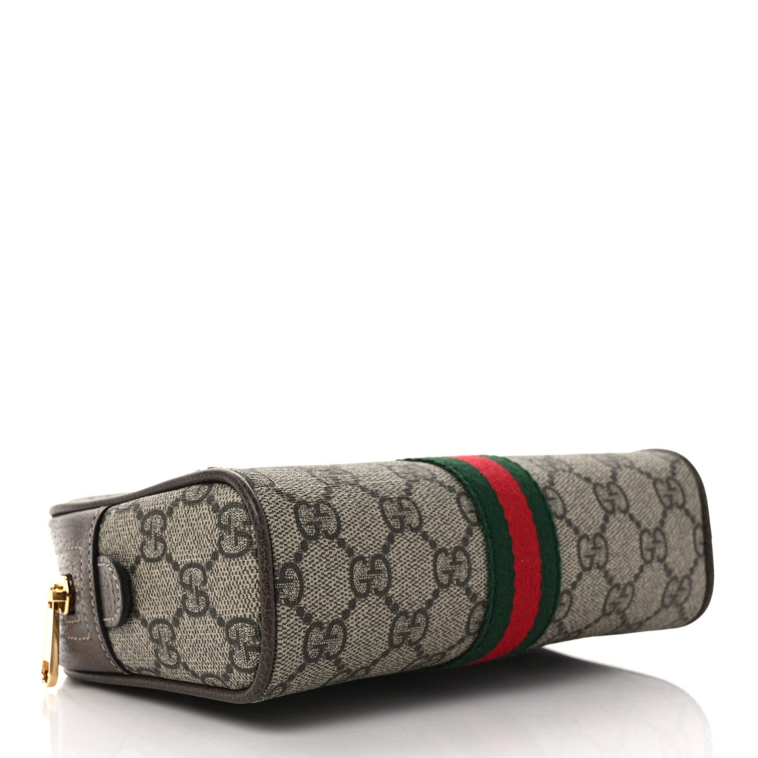 Gucci GG Supreme Monogram Web Small Ophidia Belt Bag 85 34 Dark Brown 4 of 10