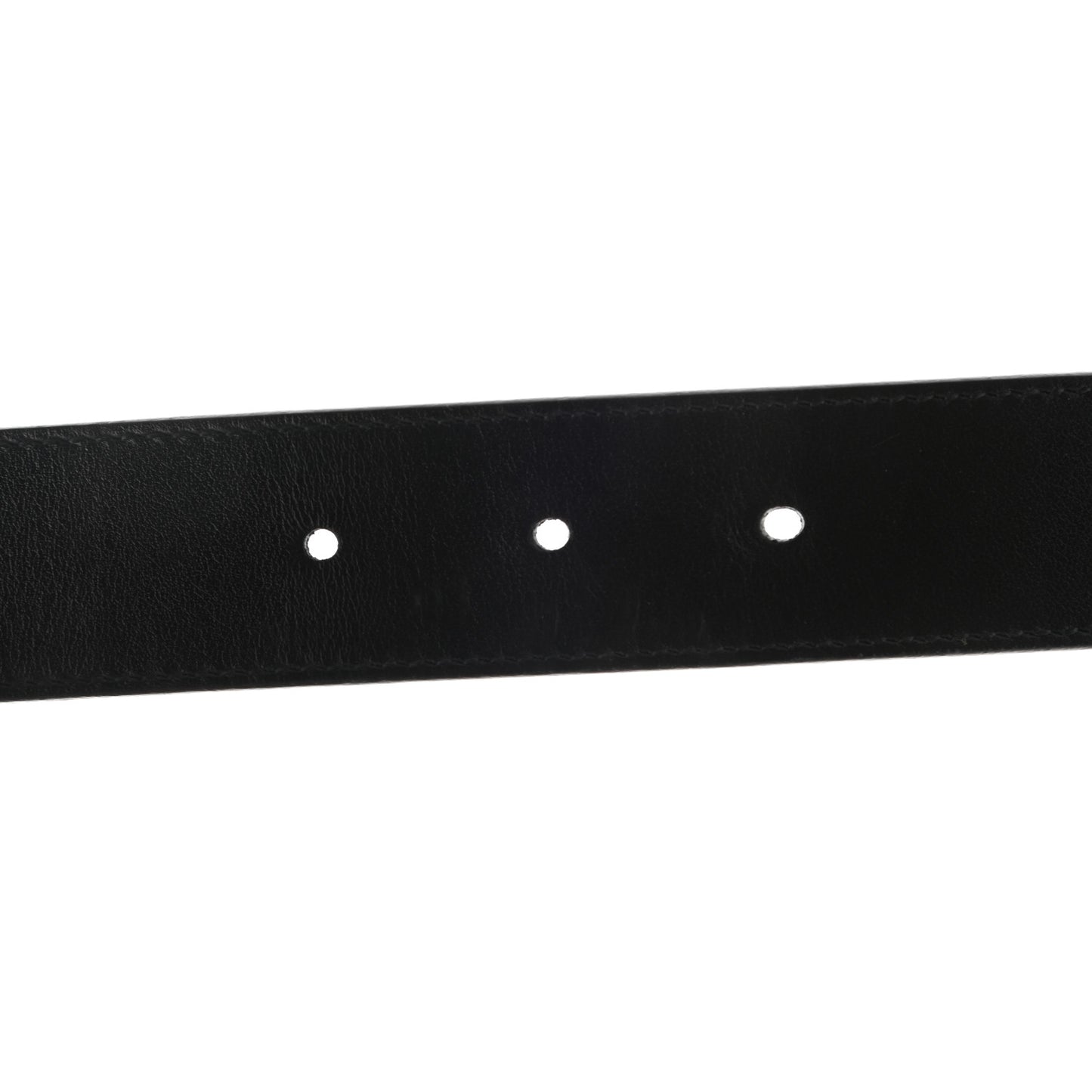GG Supreme Monogram Plutone Calfskin Double G Reversible 30mm Belt 95 38 Beige Ebony Black