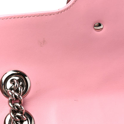 Gucci Calfskin Matelasse Mini GG Marmont Shoulder Bag Wild Rose 12 of 16