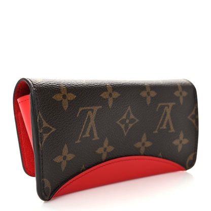 Louis Vuitton Monogram Woody Sunglass Case Rouge 2 of 6
