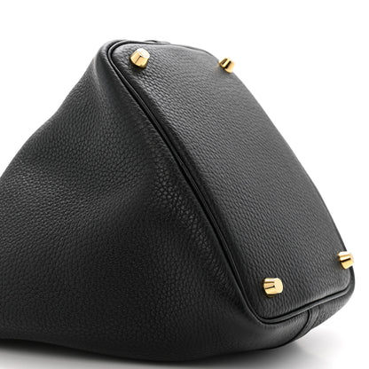 Hermes Taurillon Clemence Picotin Lock 18 PM Black 9 of 14