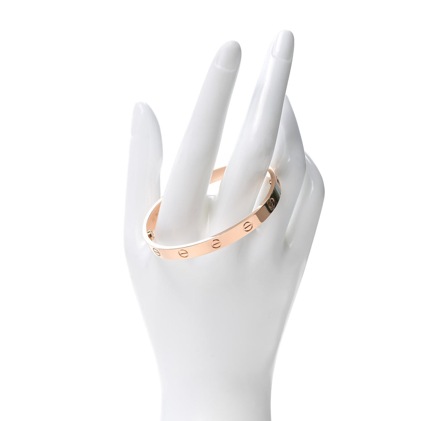 18K Pink Gold LOVE Bracelet 17