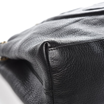 Gucci Pebbled Calfskin Medium Soho Chain Shoulder Bag Black 12 of 14