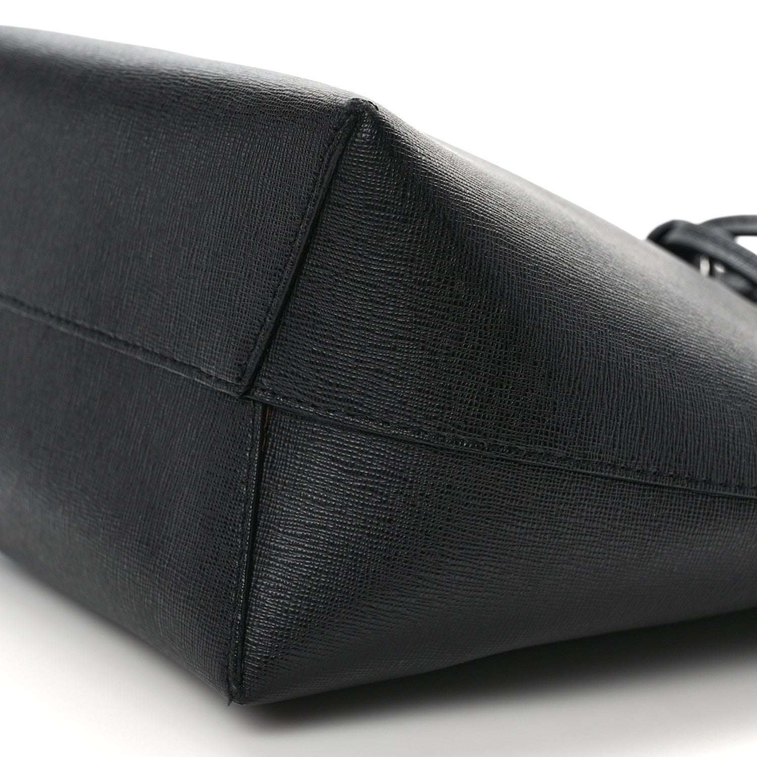 Mansur Gavriel Saffiano Mini Bucket Bag Black 10 of 15