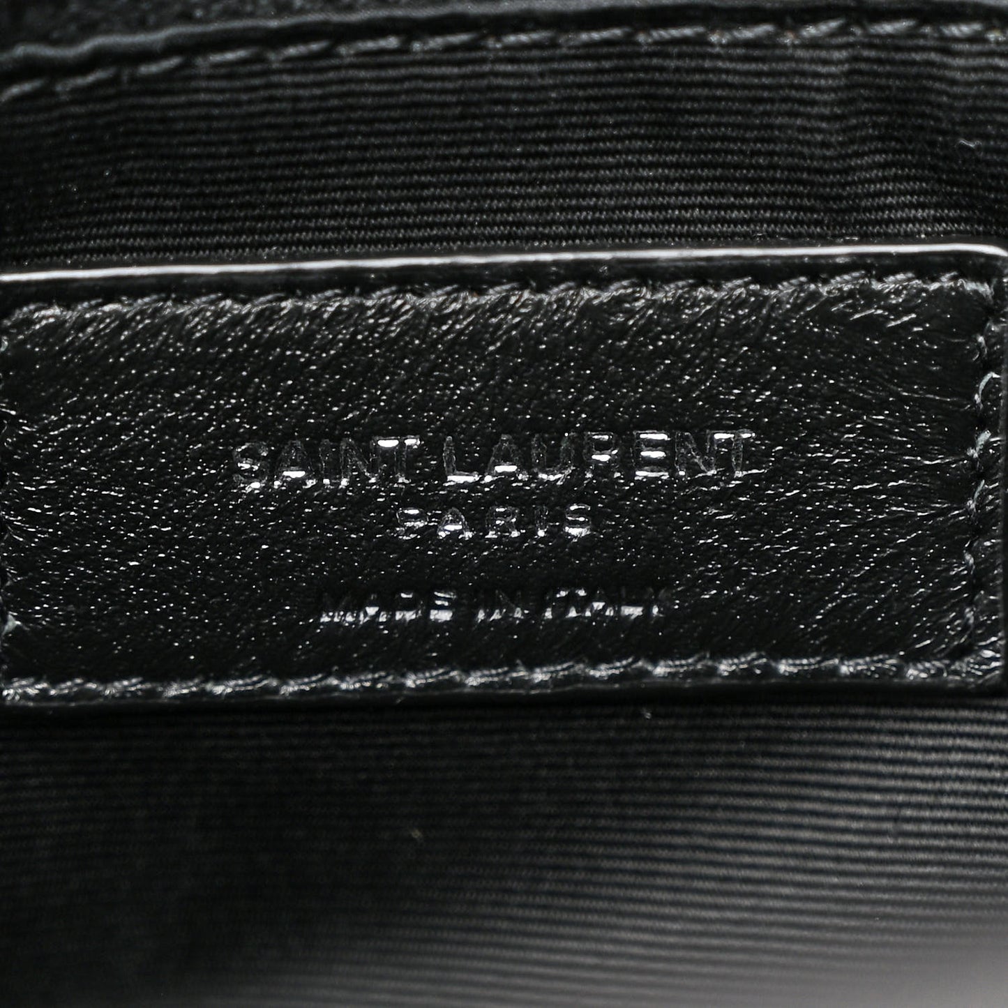 Lambskin Quilted Small Loulou Puffer Monogram Chain Satchel Black