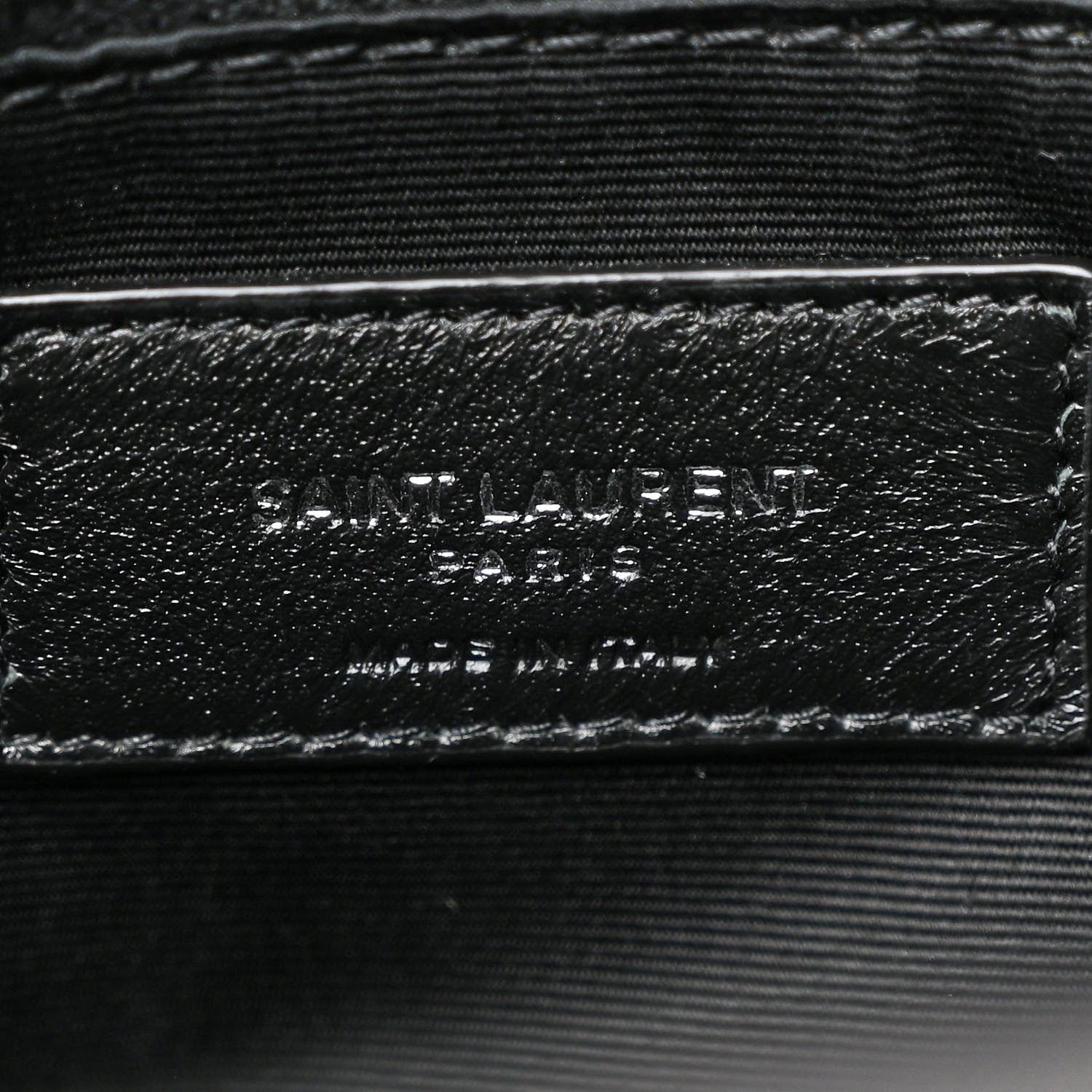 Saint Laurent Lambskin Quilted Small Loulou Puffer Monogram Chain Satchel Black 6 of 11