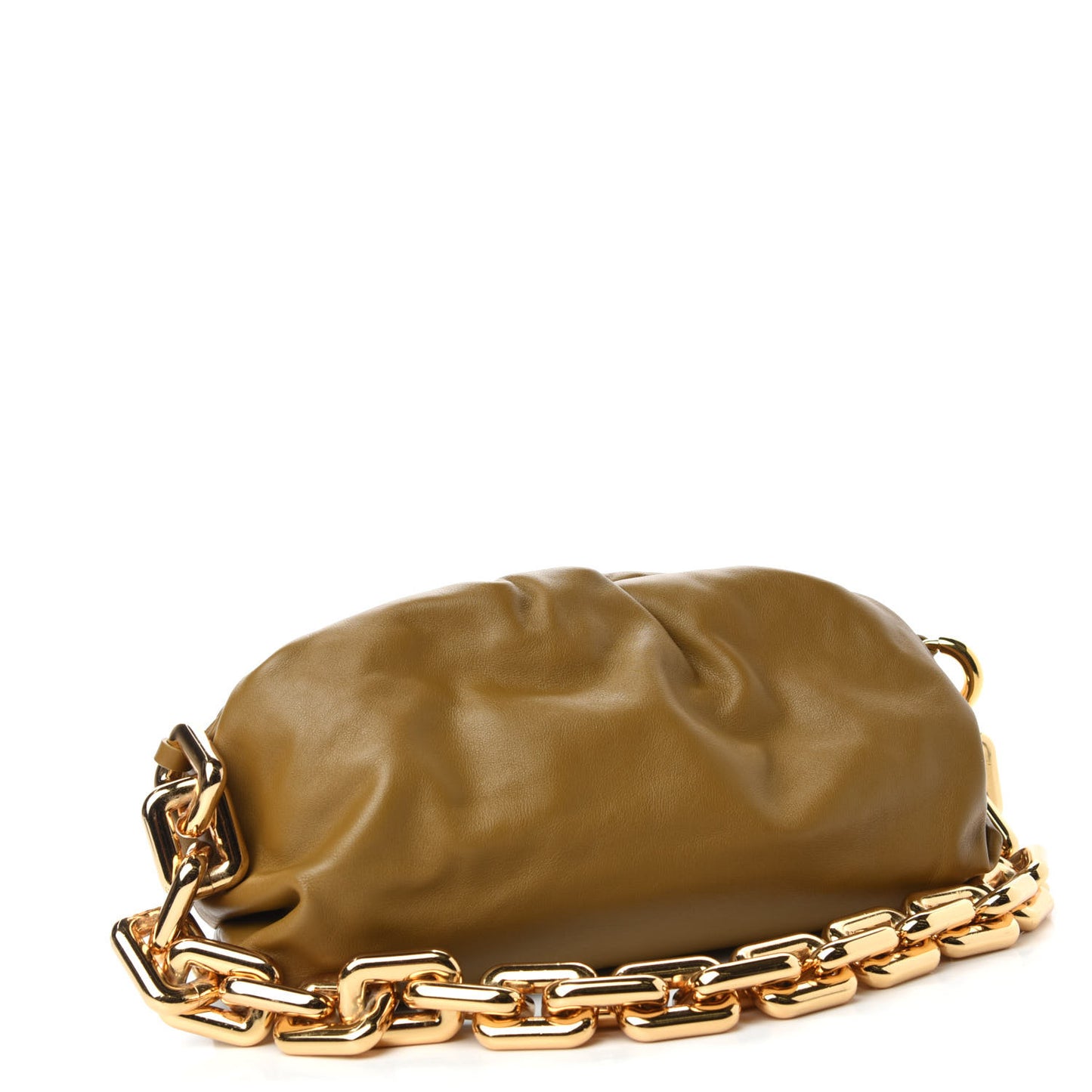 Calfskin The Pouch Chain Moutarde