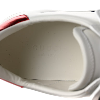 Gucci Calfskin Sequins Web Cat Womens Ace Sneakers 36.5 White 8 of 8