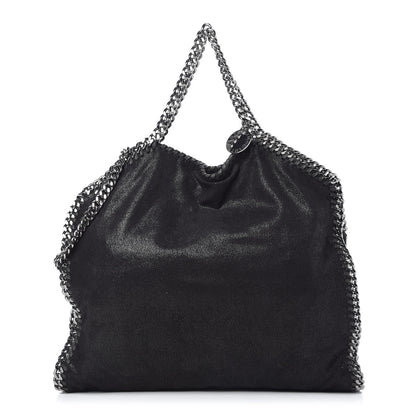 Stella McCartney Shaggy Deer Falabella Fold Over Tote Black 1 of 11