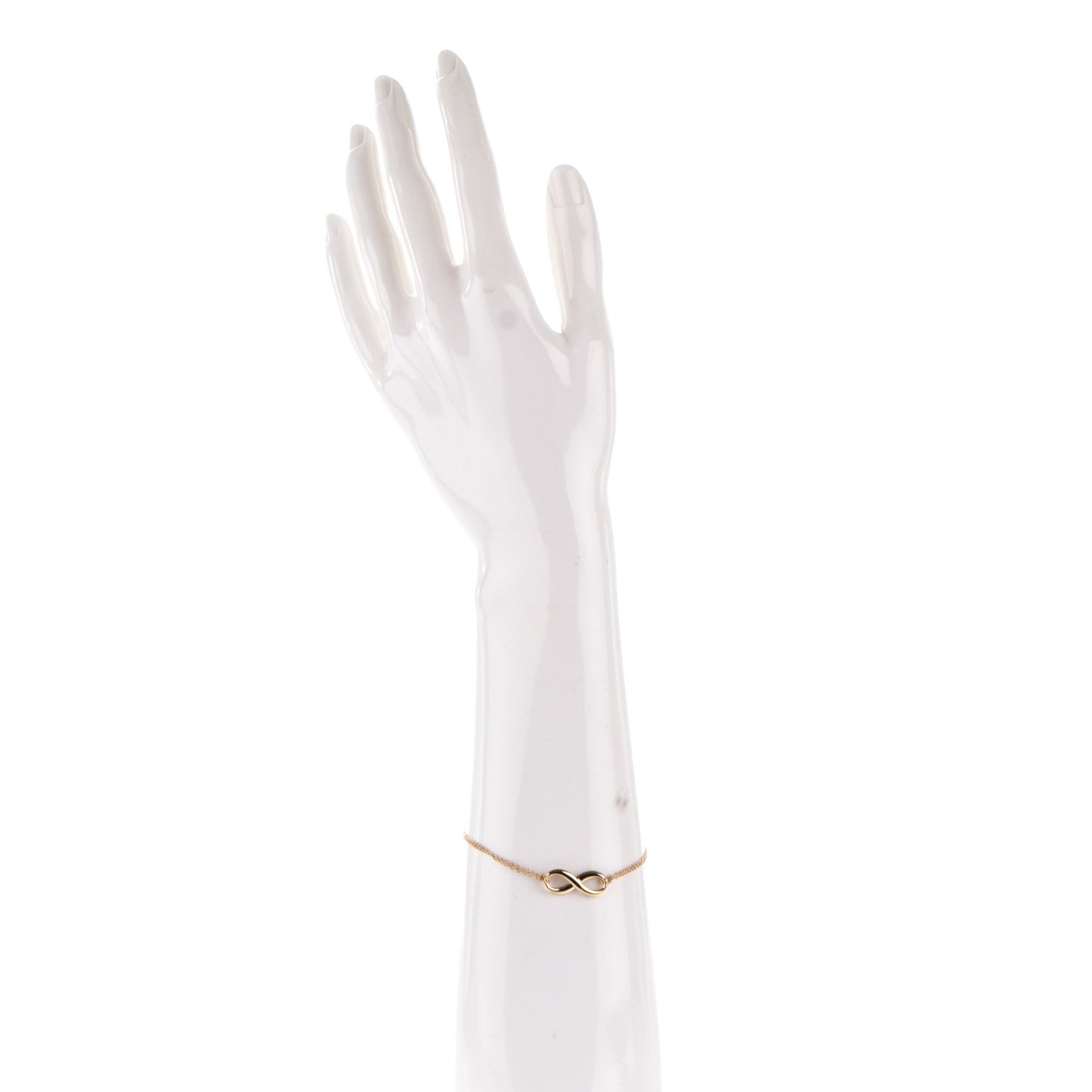 18K Yellow Gold Infinity Bracelet