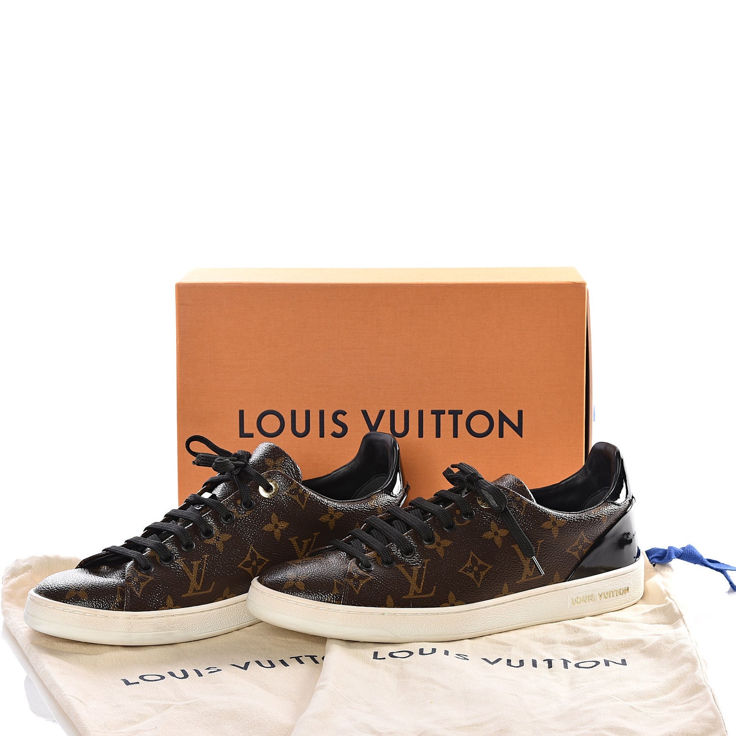 Patent Monogram Frontrow Sneakers 40