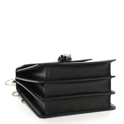 Bulgari Calfskin Galuchat Serpenti Forever Crossbody Black 4 of 7