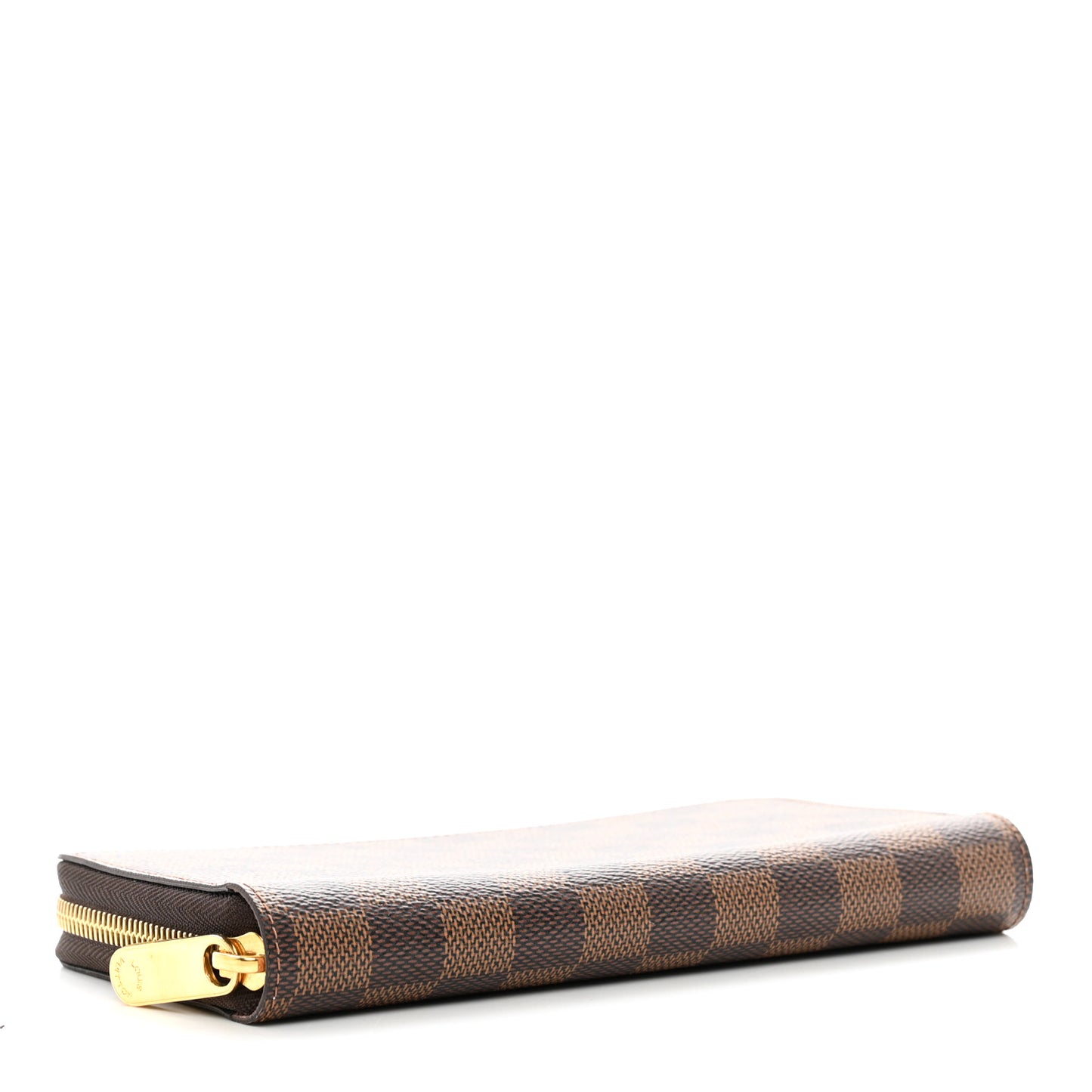 Damier Ebene Zippy Wallet Rose Ballerine