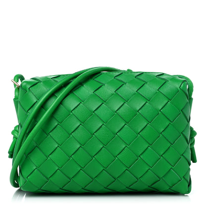 Bottega Veneta Nappa Intrecciato Mini Loop Camera Bag Parakeet 1 of 8