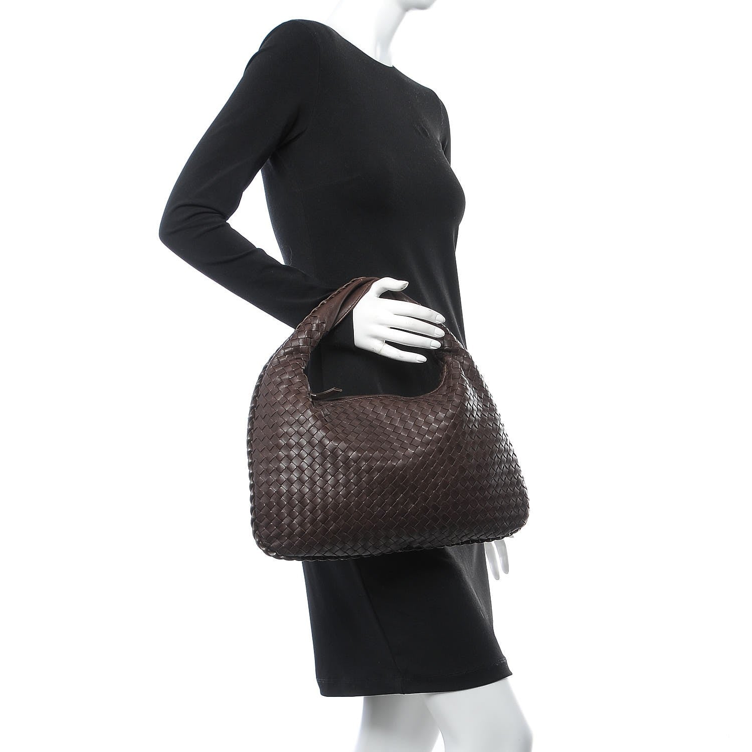 Bottega Veneta Nappa Intrecciato Medium Veneta Hobo Ebano 2 of 8
