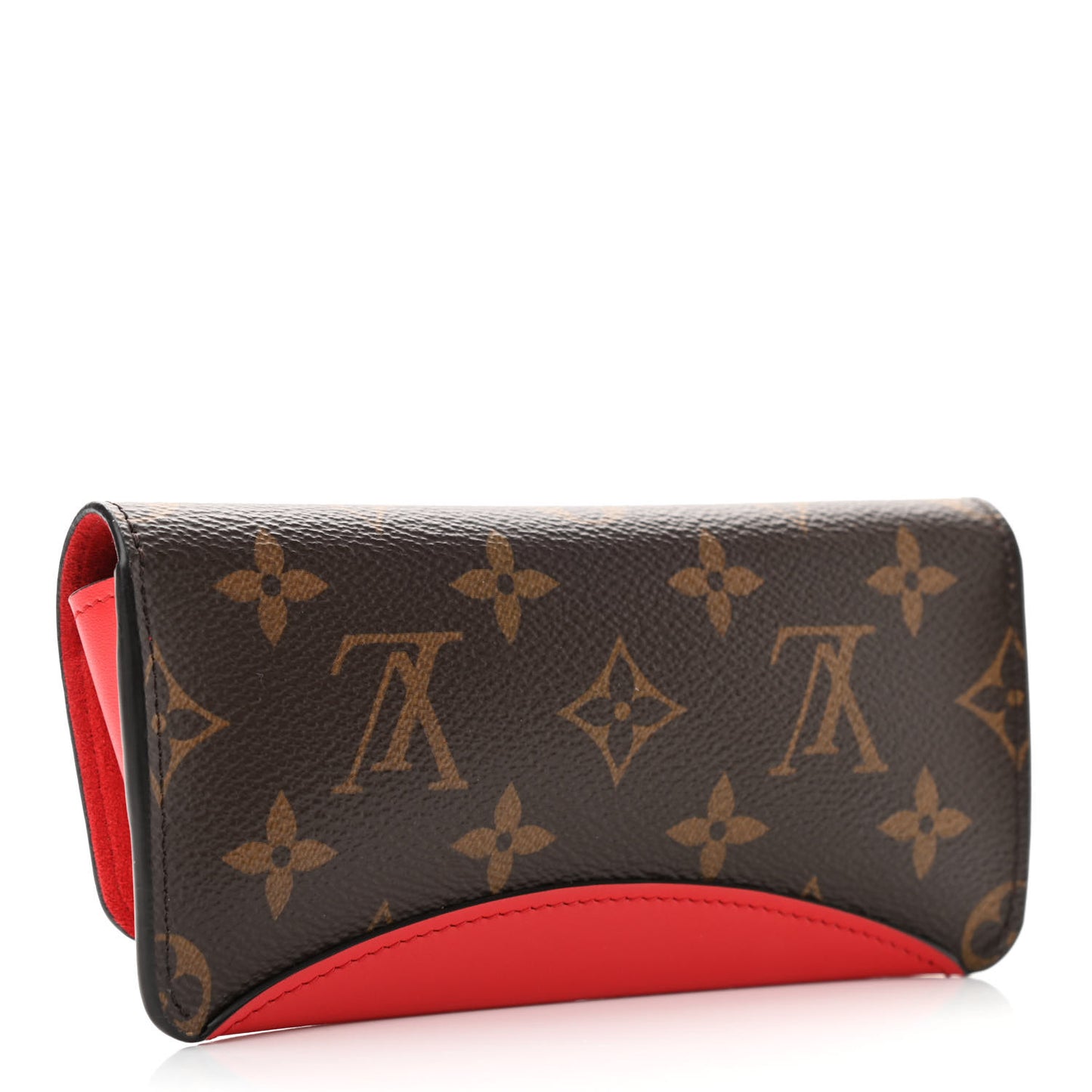 Monogram Woody Glasses Case Rouge