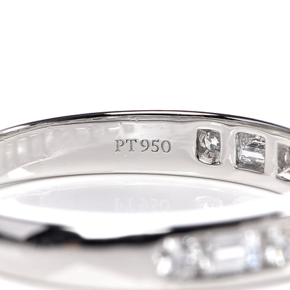 Tiffany Platinum Diamond 3mm Channel-Set Band Ring 56 7.75 6 of 6
