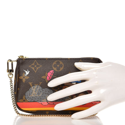 Louis Vuitton Monogram 2015 Christmas Animation Mini Pochette Accessories 2 of 7