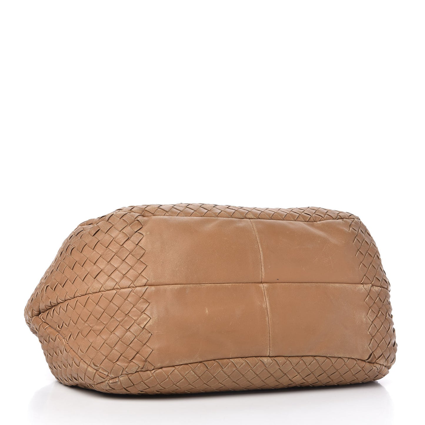 Nappa Intrecciato Medium Campana Camel