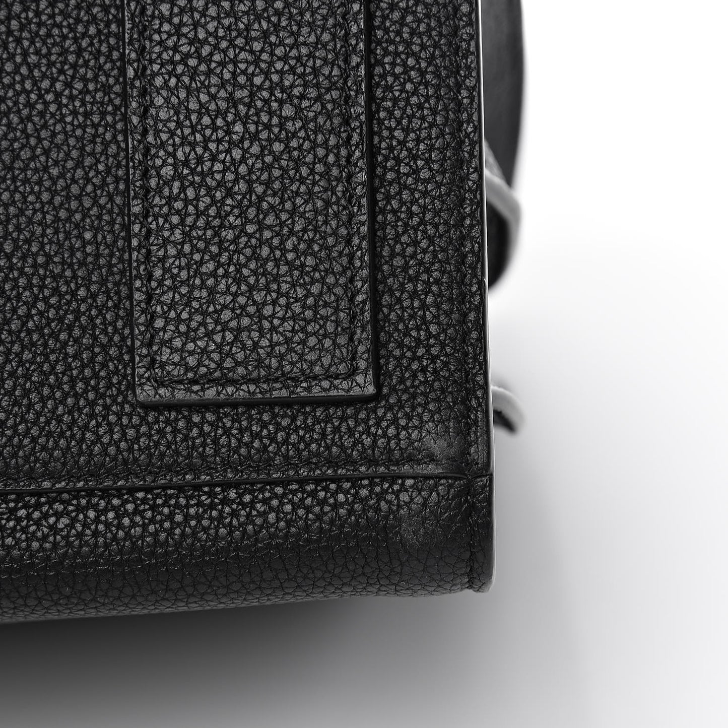 Grained Calfskin Small Supple Sac De Jour Black