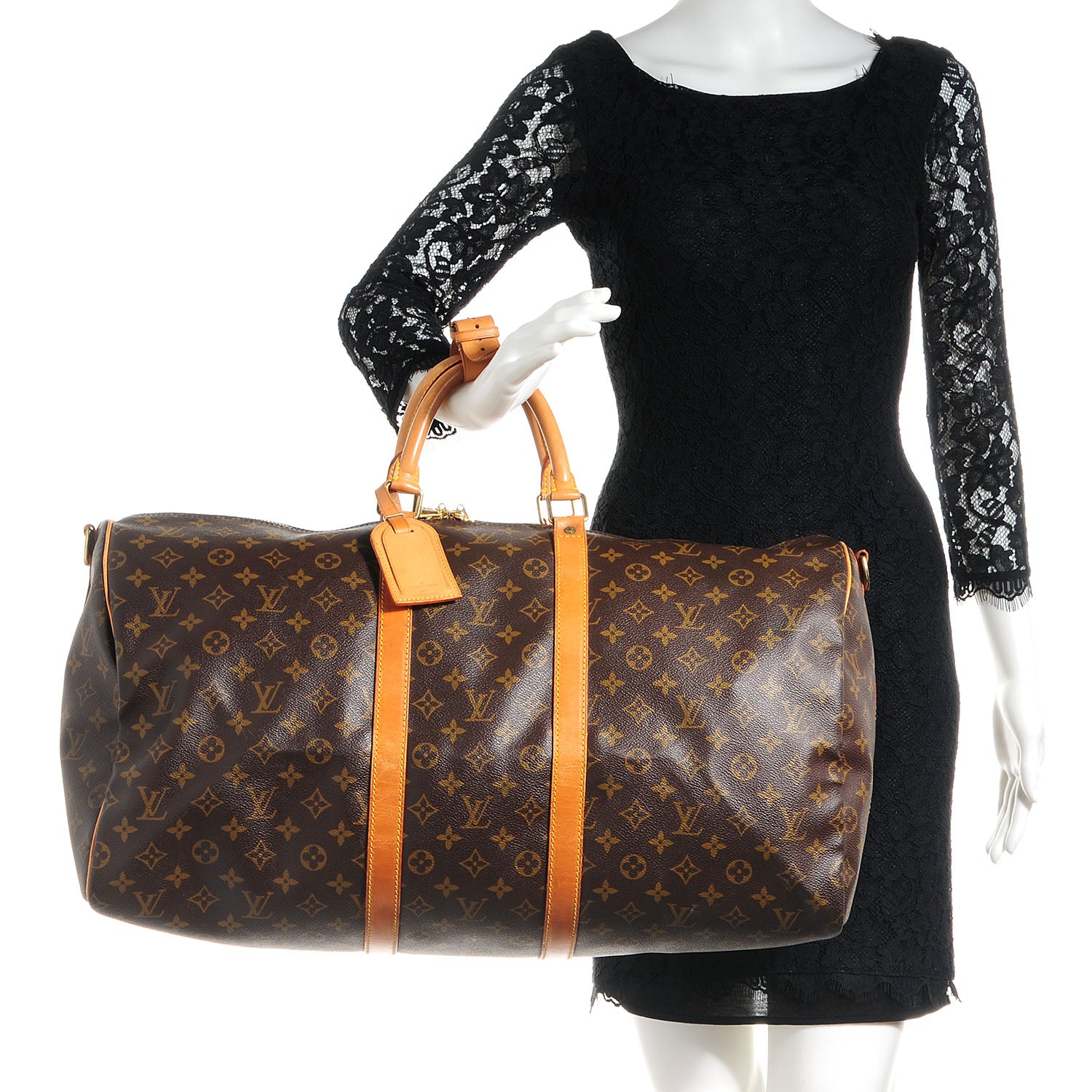Louis Vuitton Monogram Keepall Bandouliere 55 2 of 7